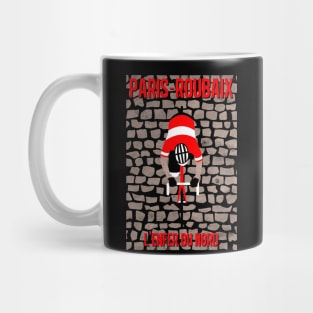 Paris Roubaix Tour de France Cobblestone Print Mug